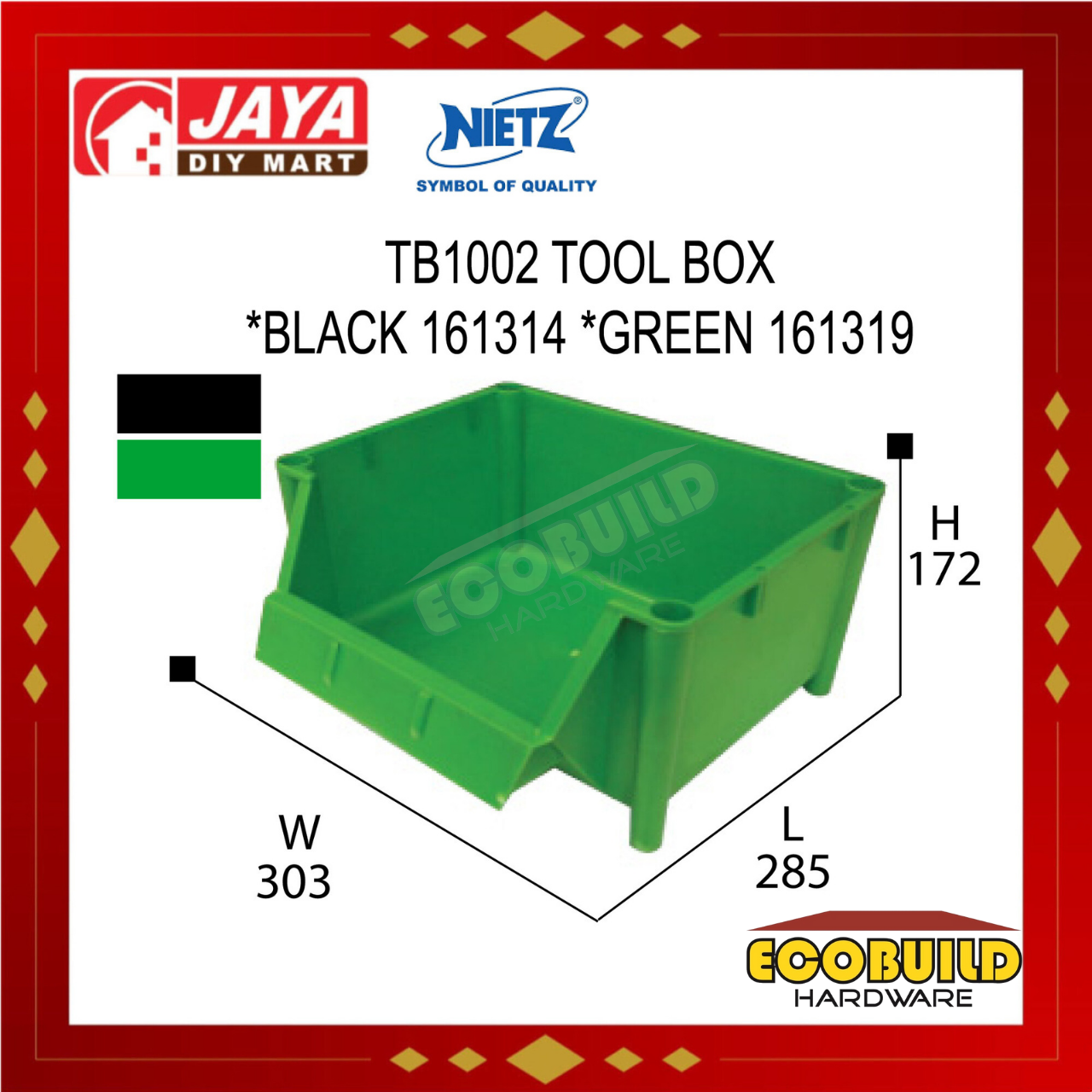 NIETZ - Green Toolboxes TB1002/TB702