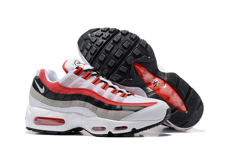 air max 95 white red black