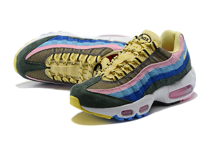 air max 95 yellow and blue