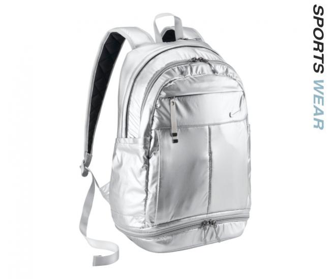 nike backpack silver