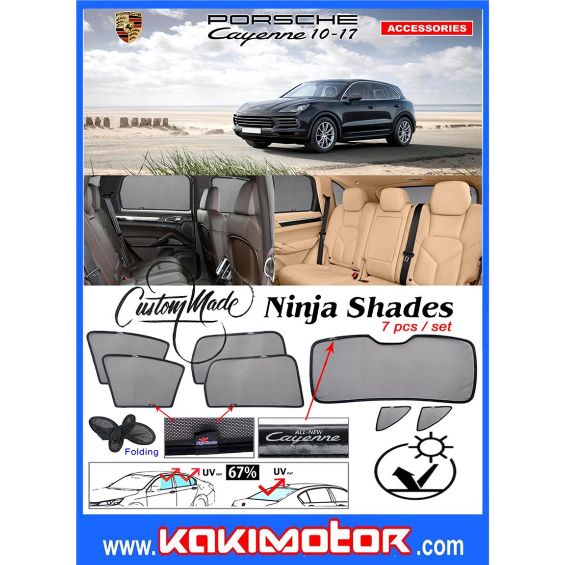 Ninja Sunshade For Porsche Cayenne End 11 13 2019 4 15 Pm