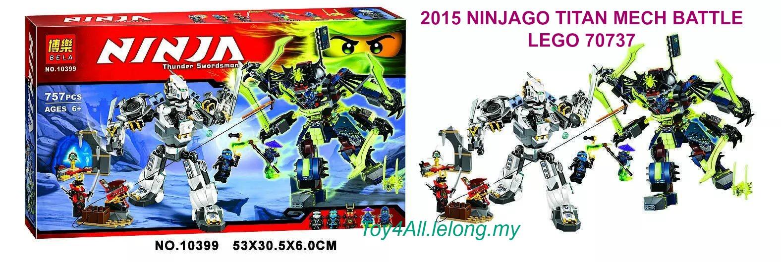lego ninjago titan mech battle