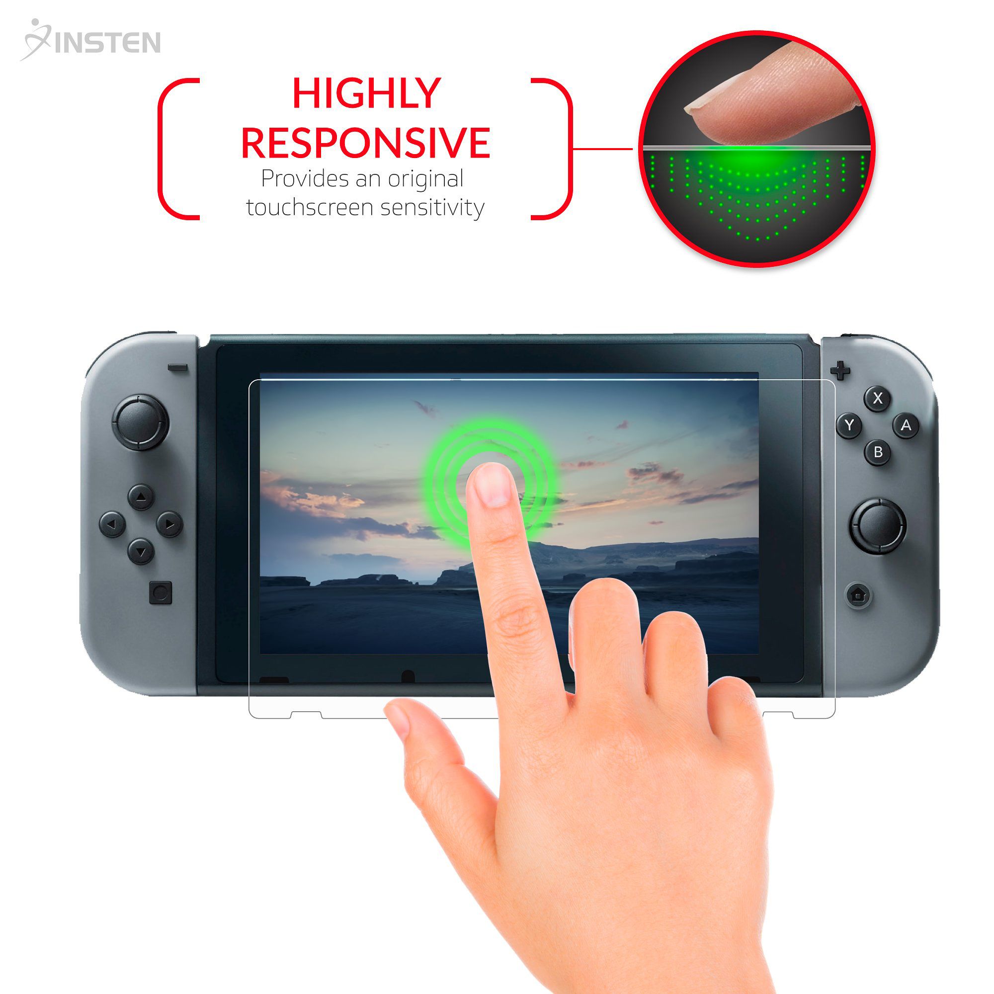 Nintendo Switch Tempered Glass Screen Protector 0.3mm Anti Scratch