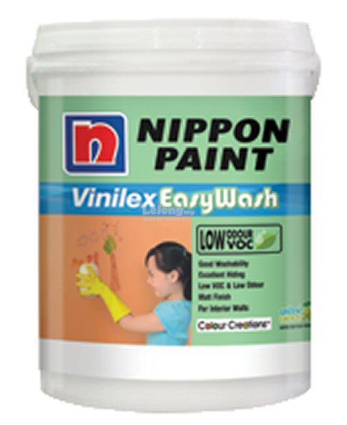 Nippon Paint Interior Vinilex Easy Wash 5l Option Colors