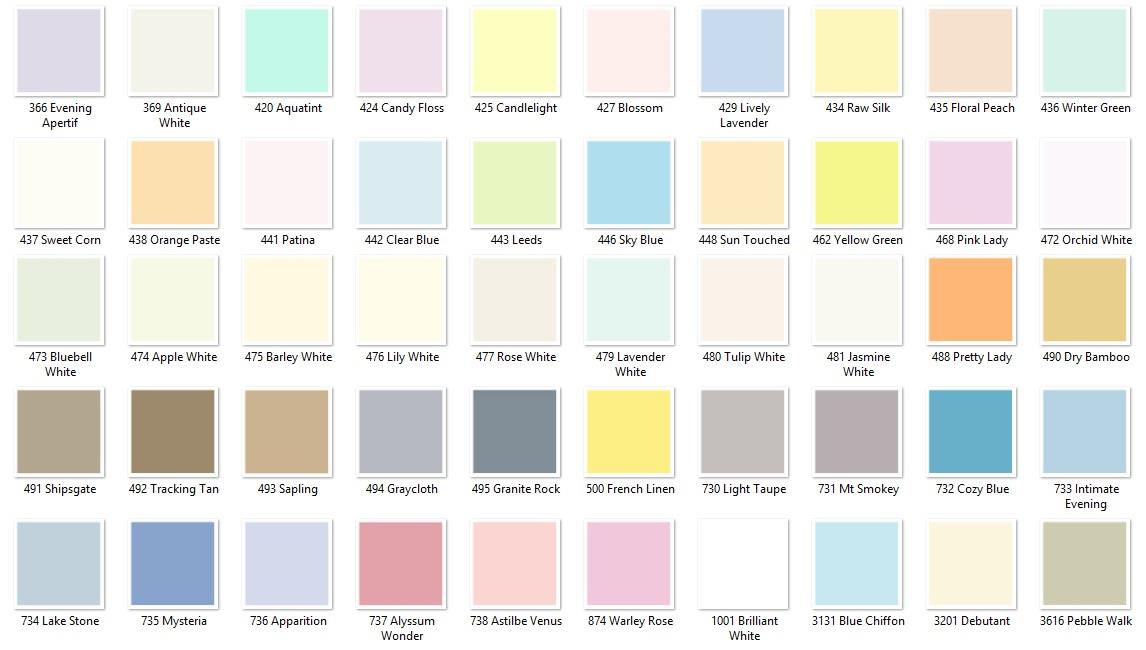 Nippon Paint Malaysia Colour Chart