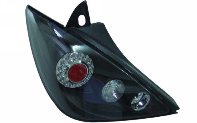 Nissan Latio `08 5D Tail Lamp Crystal LED Black [NS61-RL01-U]