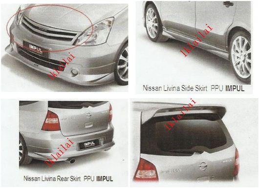 Nissan Livina '11 IMPUL Style PPU Full Set BodyKit + Paint