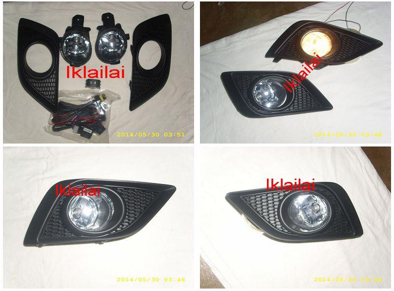 Nissan Livina '13-14 Fog Lamp Crystal With Wiring + Switch