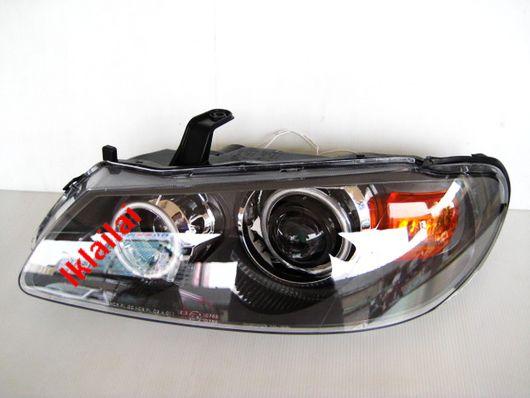 Nissan Sentra N16 Dual-Projector Head Lamp + CCFL Ring [Black Housing]