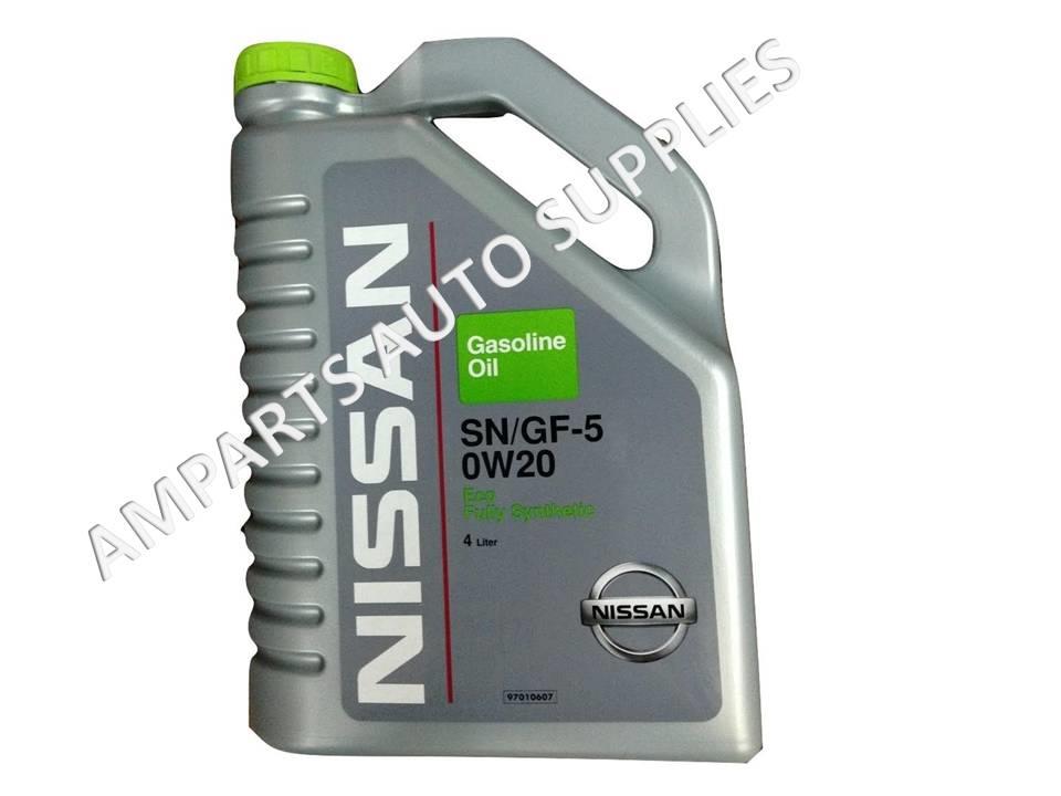 nissan motor oil 0w20