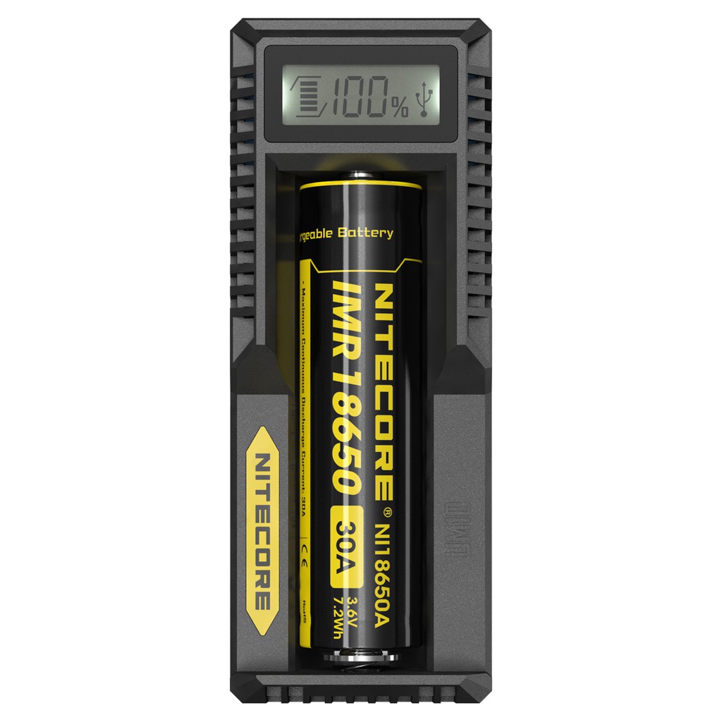 Nitecore UM10 USB Plug Digital Battery Charger Rechargeable IMR Li-ion Battery