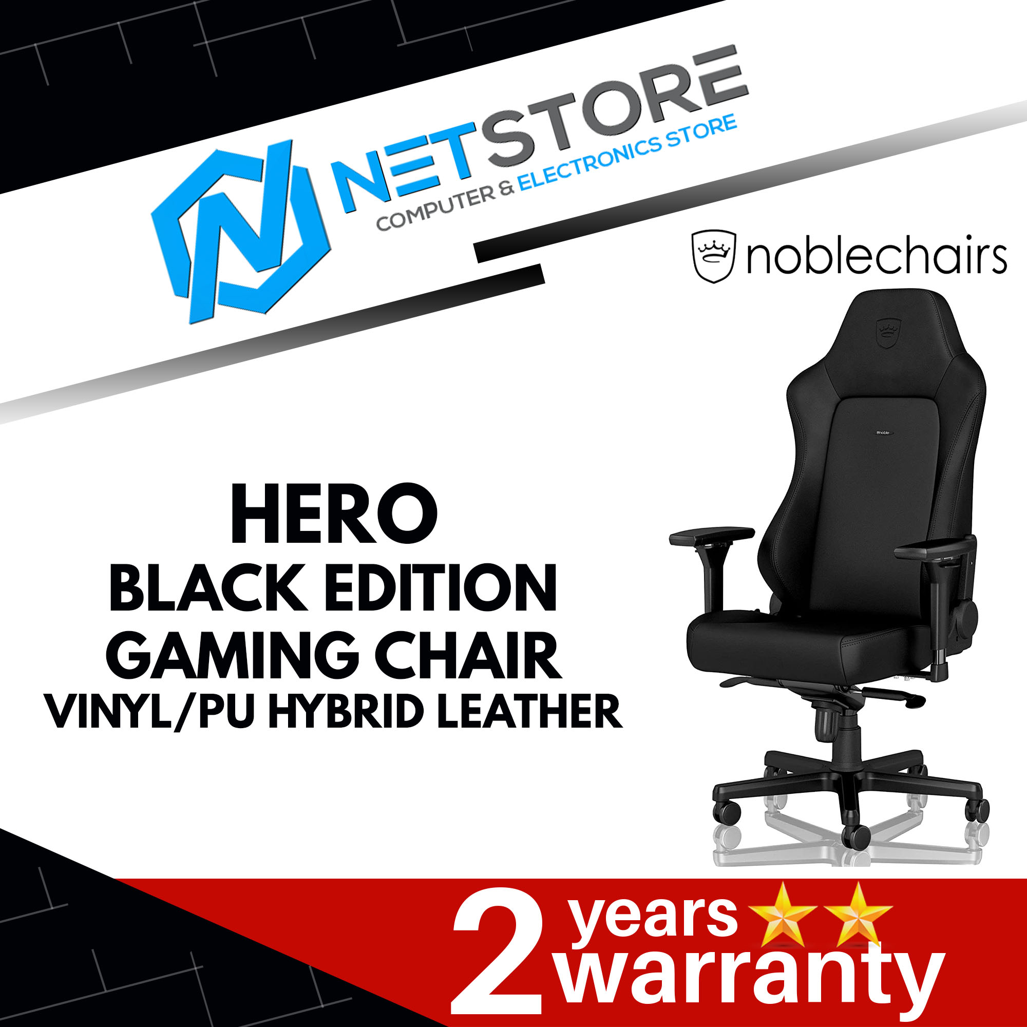 NOBLECHAIRS HERO BLACK EDITION GAMI (end 2/19/2024 1200 AM)
