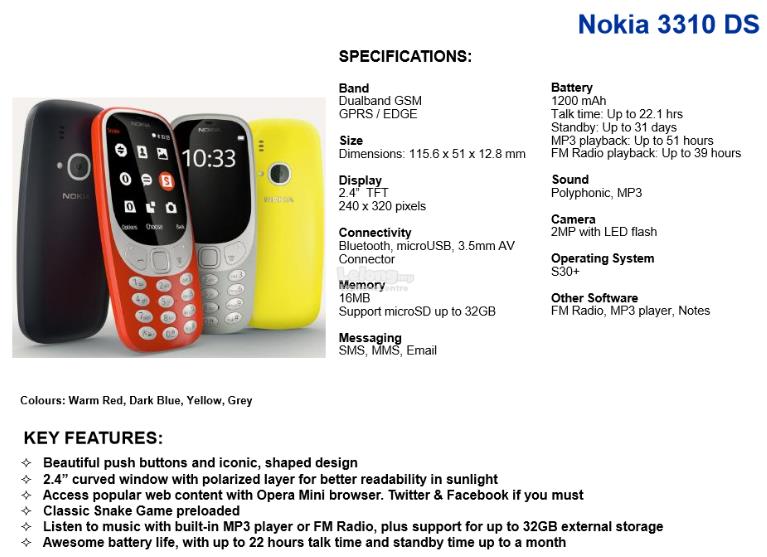 Nokia характеристики. Nokia 3310 2017 характеристики. Nokia 3310 с блютус камерой и картой памяти. Нокиа 3310 характеристики. Параметры нокиа 3310.