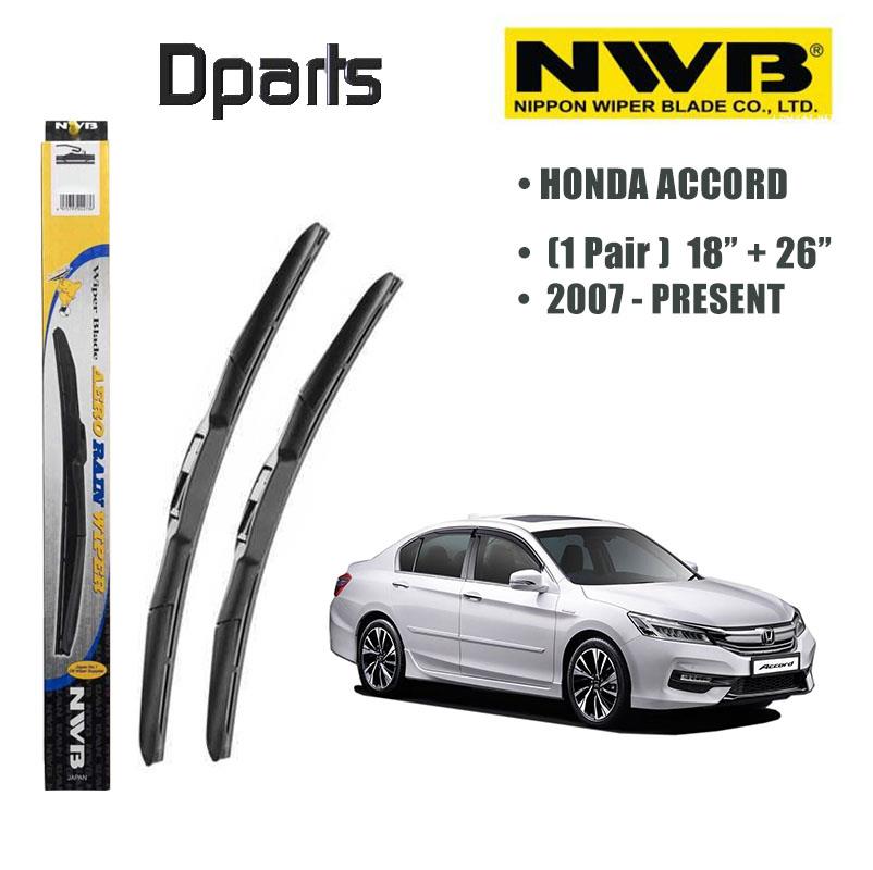 honda accord windshield wipers size