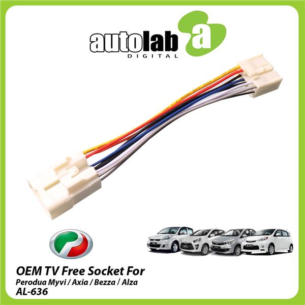 OEM Socket TV Free - Perodua Myvi / (end 8/22/2018 10:15 AM)