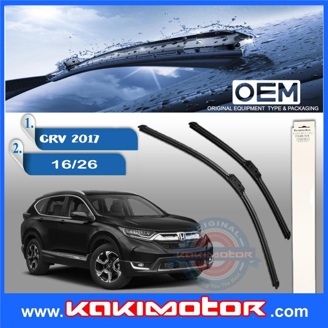 honda crv windshield wipers