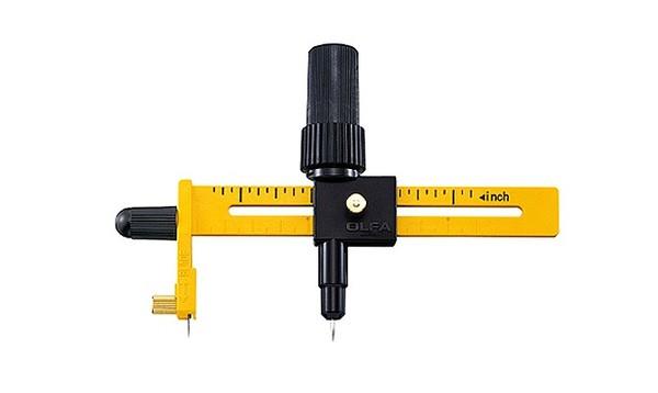Olfa CMP-1/DX Ratchet Compass Cutter (With 5 Blades)(1.6cm-22cm)
