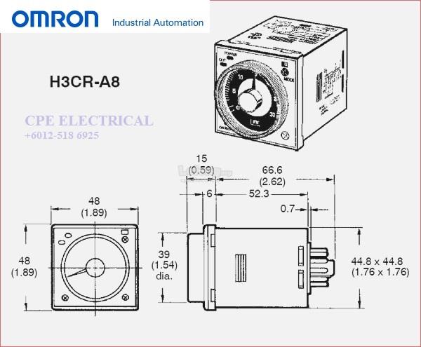 Wiring Diagram Timer Omron H3cr