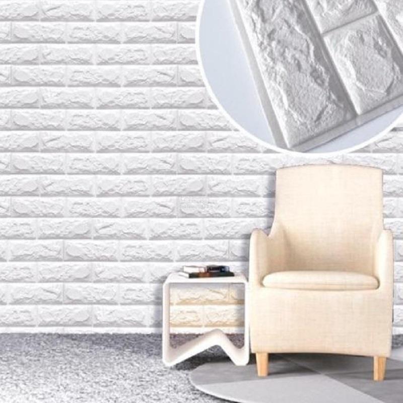 3d Wall Paper Diy End 12 22 2018 8 15 Am 3d Wall Paper Diy Decor Embossed Brick Stone White