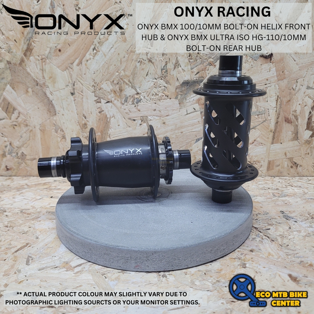 ONYX BMX HUBSET Bolt-on Helix FrHub 36SP&amp;ULTRA ISOHG Bolt-on RHub 36SP