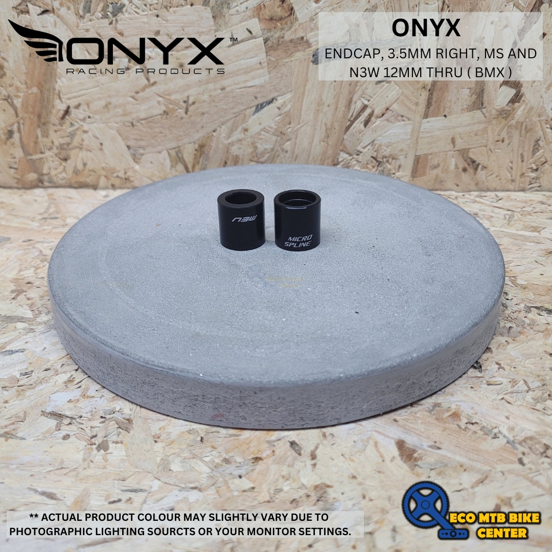 ONYX Endcap, 3.5mm Right, MS and N3W 12mm Thru ( BMX ) 1 PCS