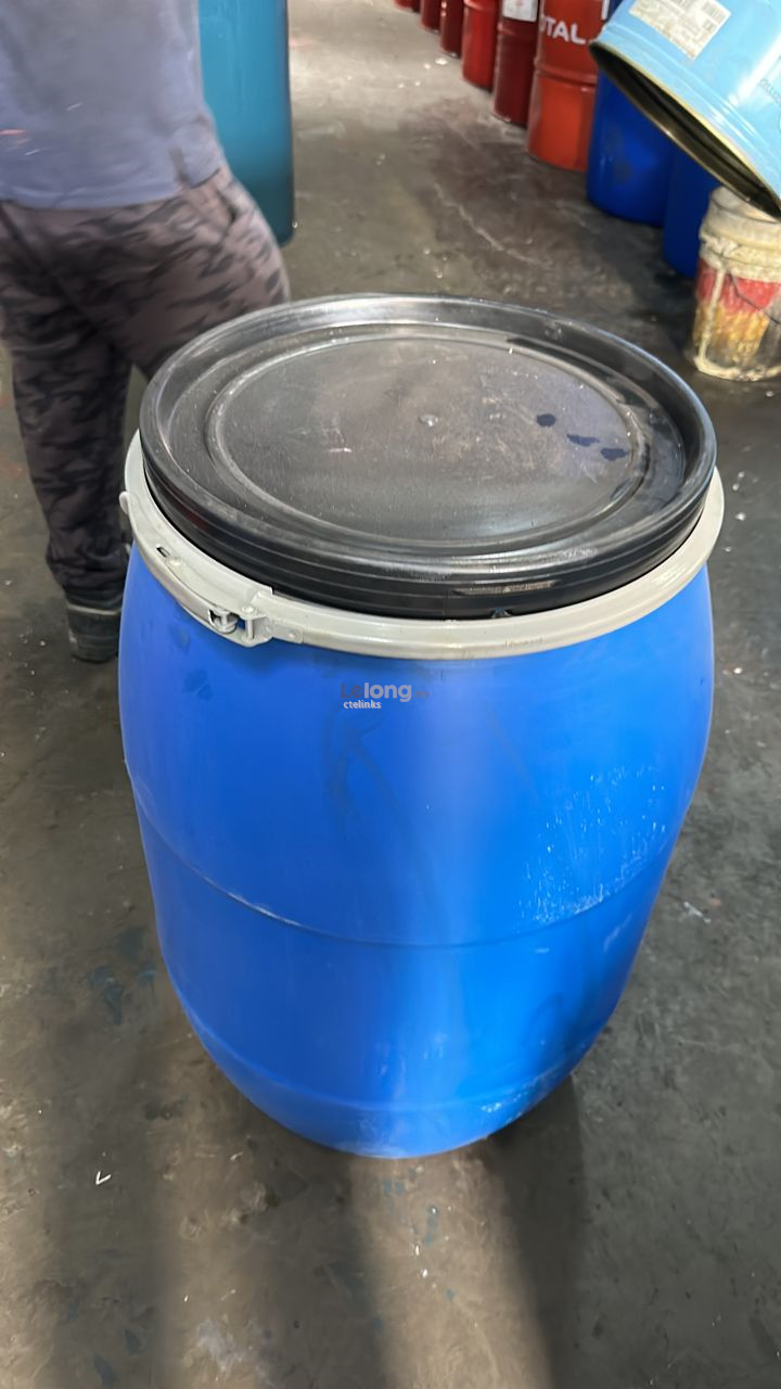 Used Open Top Plastic Drum L End Am