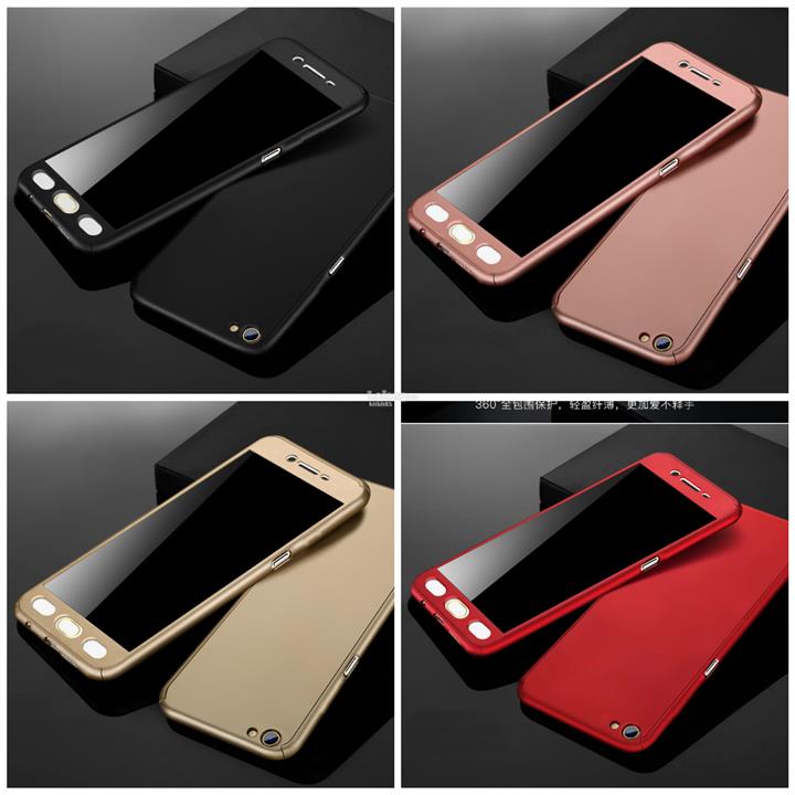 Oppo R9s Plus A57 A59 F1s 360 Full Cover Protection Case FOC Glass