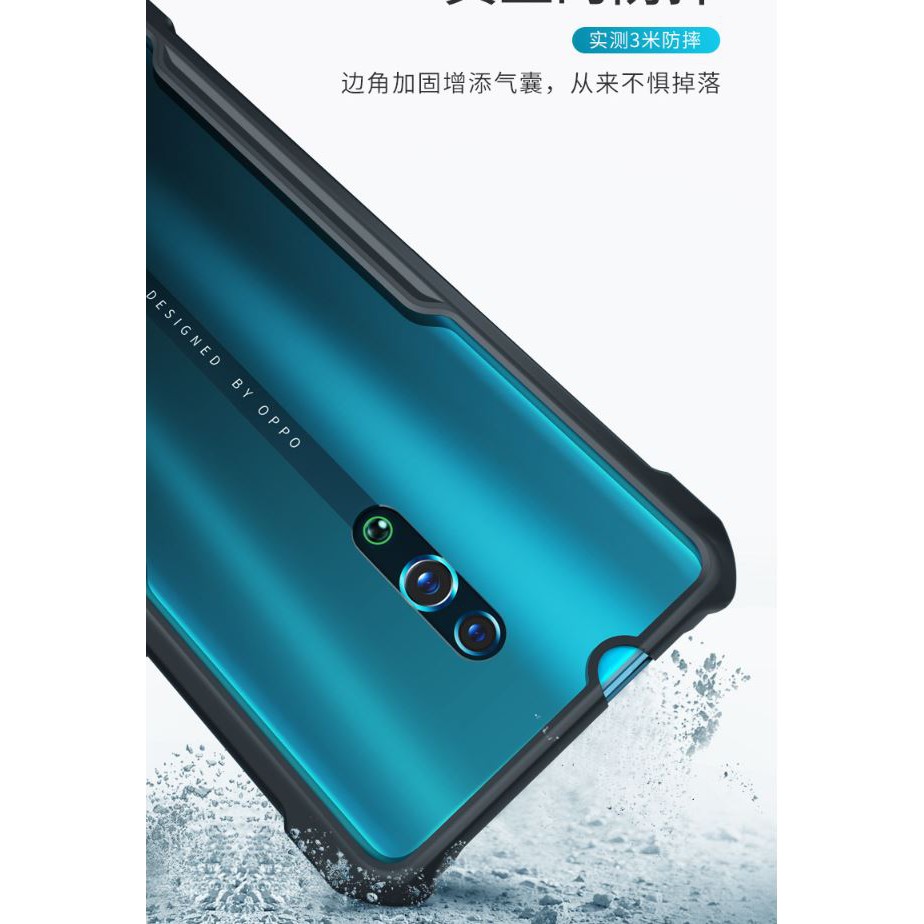 Oppo Reno / Reno 10x Zoom Transparent Shockproof Phone Case Cover Casing
