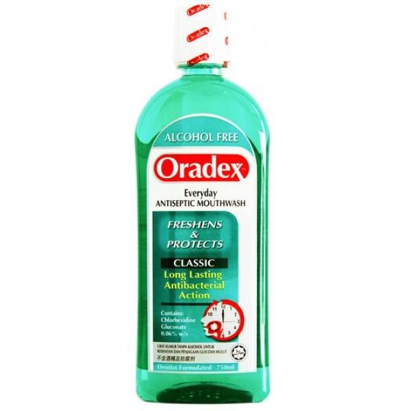 ORADEX EVERYDAY ANTISEPTIC MOUTHWASH 750ml