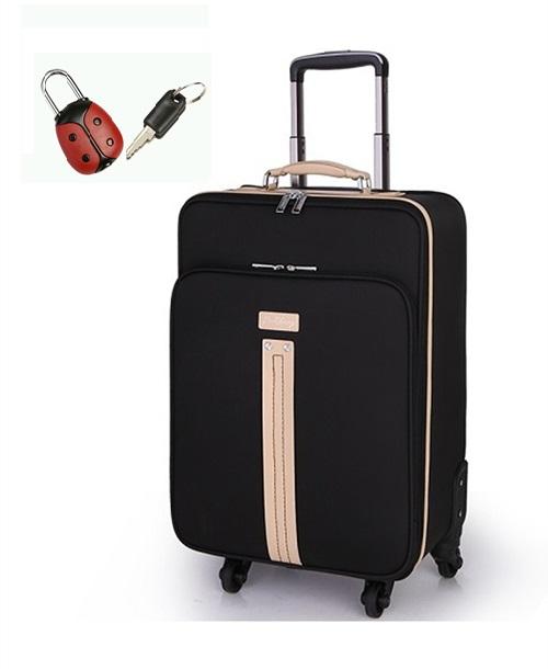 branded suitcase