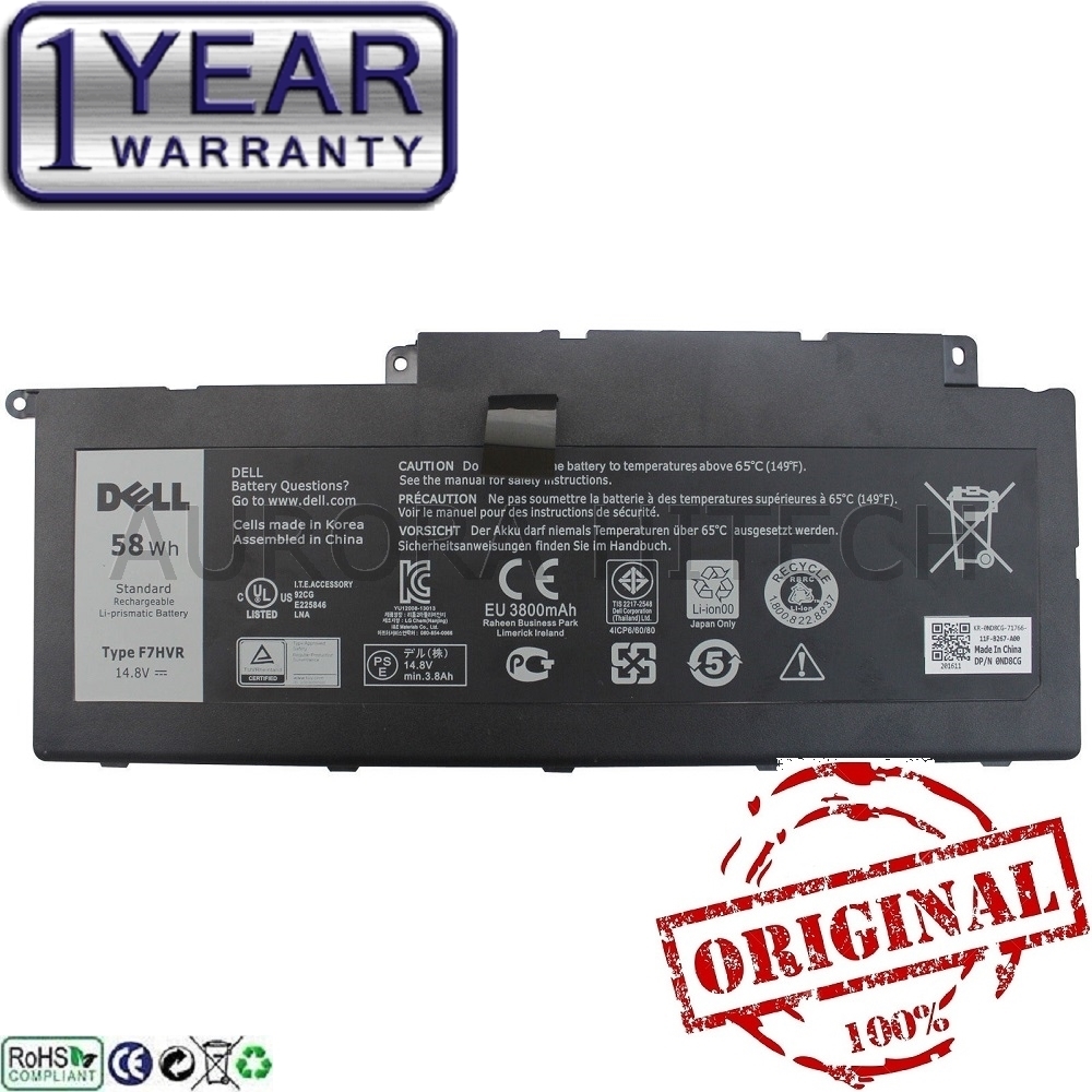 Original Dell Inspiron 7537 17 7737 17 (7737) I7737T-3342SLV Battery