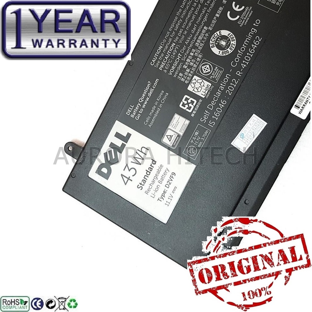 Original Dell Inspiron 7547 7548 N7547 N7548 15 7547 3C Laptop Battery