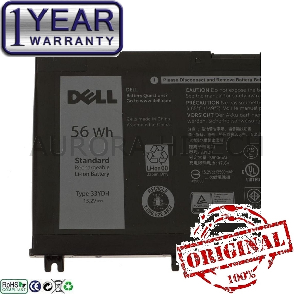 Original Dell T79G001 P72F P30E 4WNOY 99NF2 DNCWSCB6106B Battery