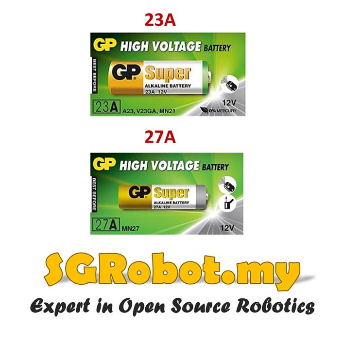 Original GP Battery 12V 23A 27A Super Alkaline Batteries