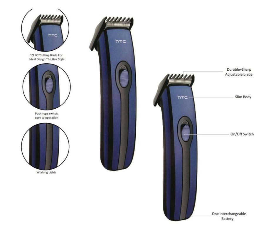 htc rechargeable hair clipper