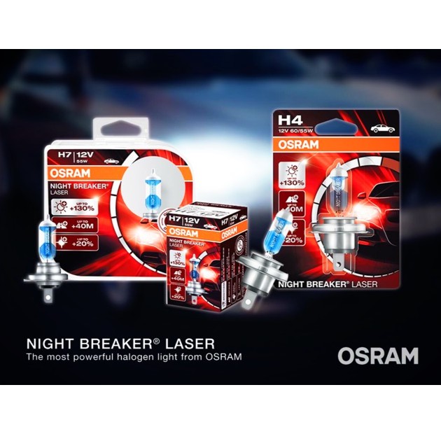 Original Osram Night Breaker Laser H4