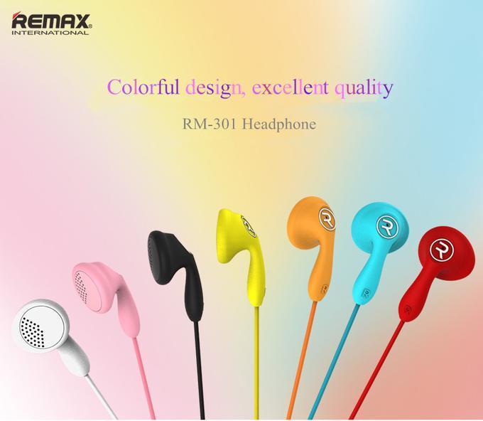 Original Remax Candy RM-301 Wired Hifi Headphone Headset 