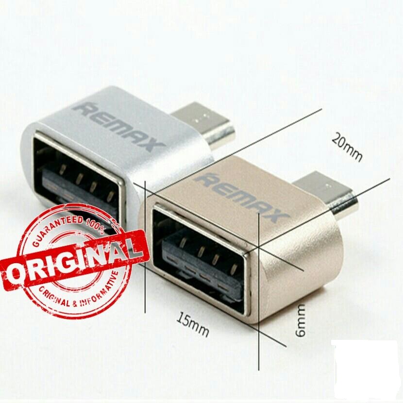 Original REMAX otg USB adapter portable mini Converter For Android