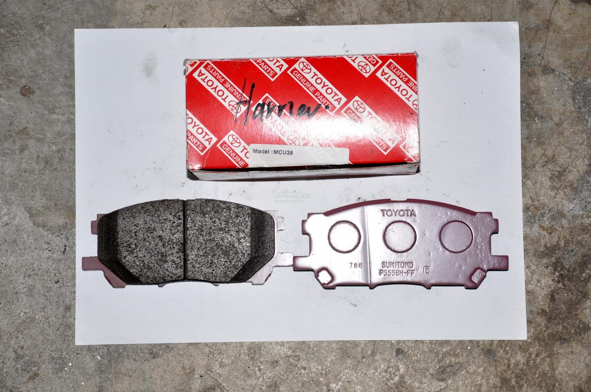 Toyota Brake Pads >> Original Toyota Brake Pad Front Rear Harrier Acu30 2003 2008 Toyota Brake Pads >> Original Toyota Brake Pad Front Rear Harrier Acu30 2003 2008