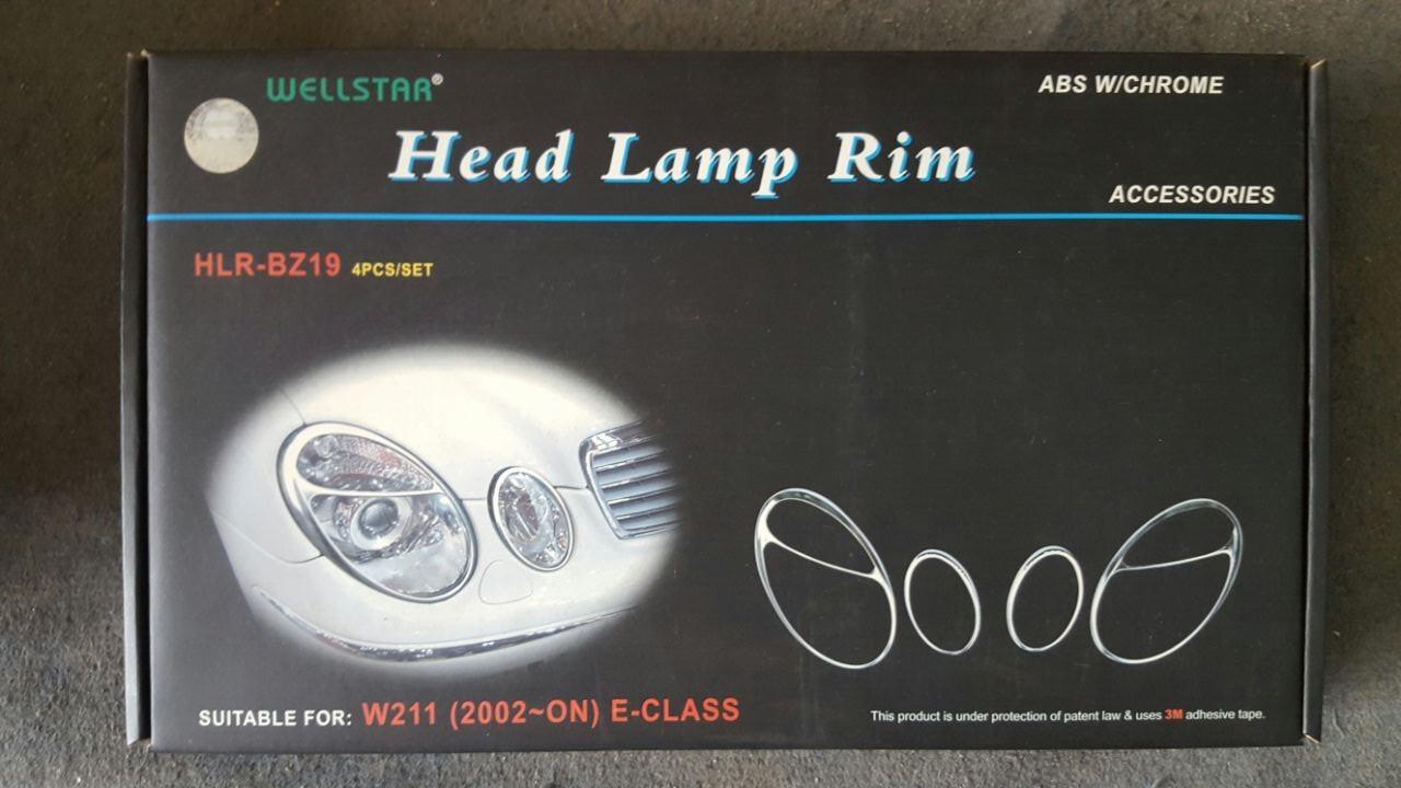 Original Wellstar Hlr Bz19 W211 E Cl End 5 8 2017 10 15 Am Original Wellstar Hlr Bz19 W211 E Cl Head Lamp Rim Chrome