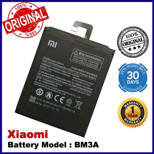 Original Xiaomi BM3A Xiaomi Mi Note 3 Battery