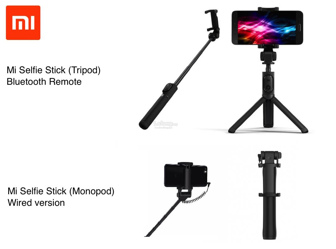 Original XIAOMI Mi Selfie Stick Monopod Wired, Tripod Bluetooth Remote