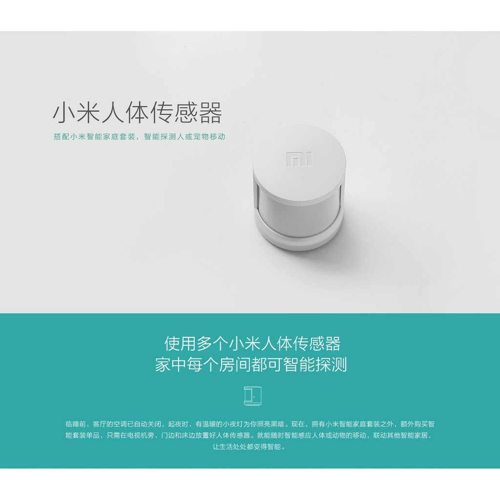 Original Xiaomi Mi Smart Home Human Body Motion Sensor