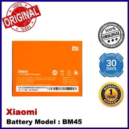 Original Xiaomi Redmi Note 2 / Hongmi Note 2 BM45 Battery. ‹ ›
