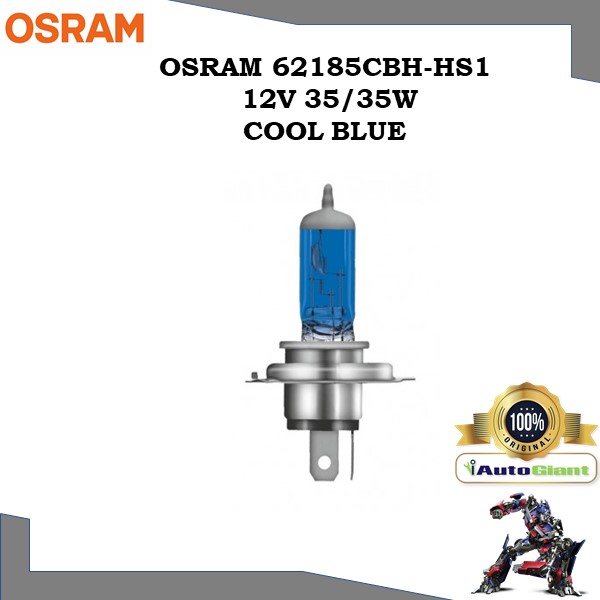 OSRAM 62185CBH - HS1 12V 35/35W COOL BLUE HYPER LAMPU DEPAN MOTOR