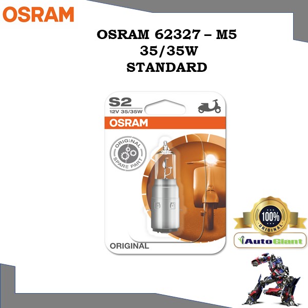 OSRAM 62327 - M5 12V 35/35W STANDARD LAMPU SIGNAL
