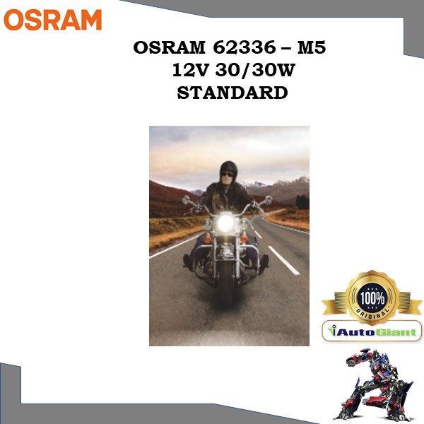 OSRAM 62336 - M5 12V 30/30W STANDARD LAMPU HALOGEN LC