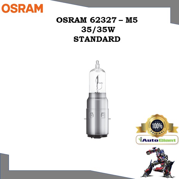 OSRAM 62337 - M5 12V 35/35W STANDARD LAMPU MOTOR DEPAN