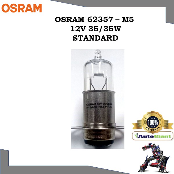 OSRAM 62357 - M5 12V 35/35W STANDARD LAMPU DEPAN RXZ