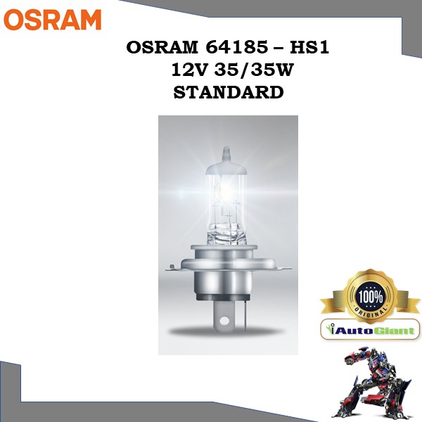 OSRAM 64185 - HS1 12V 35/35W STANDARD LAMPU DEPAN MOTOR